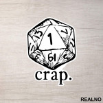 Crap - D&D - Dungeons And Dragons - Nalepnica