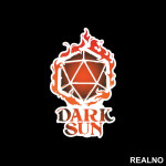 Dark Sun - D&D - Dungeons And Dragons - Nalepnica