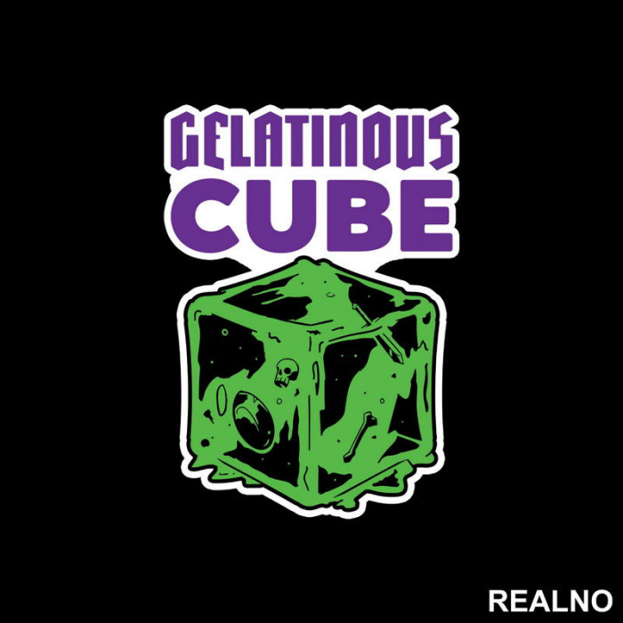 Gelatinous Cube - D&D - Dungeons And Dragons - Nalepnica