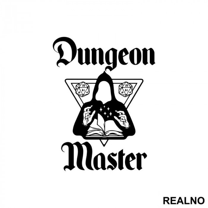 Dungeon Master - Book - D&D - Dungeons And Dragons - Nalepnica