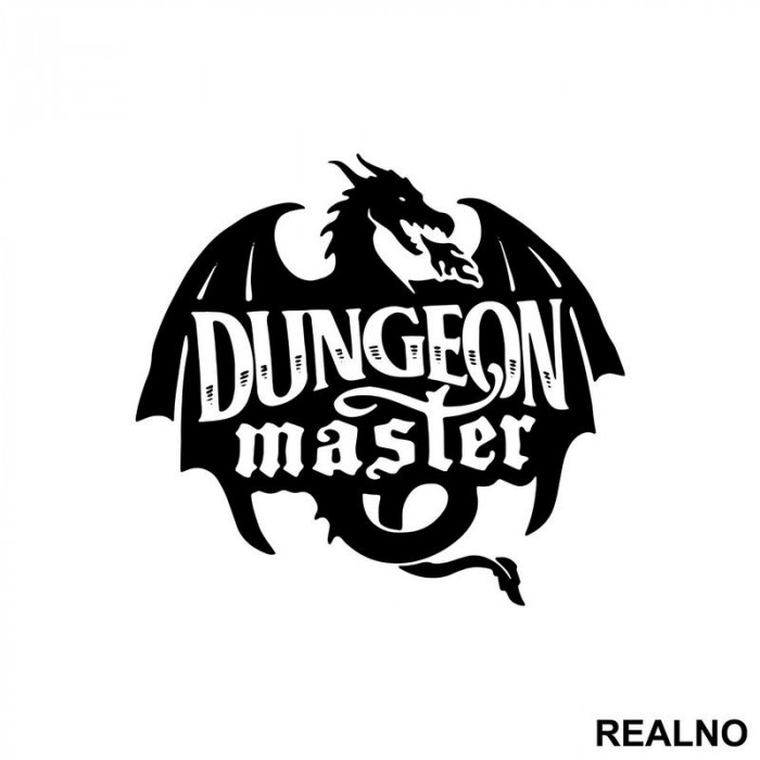 Dungeon Master - Dragon - D&D - Dungeons And Dragons - Nalepnica