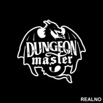 Dungeon Master - Dragon - D&D - Dungeons And Dragons - Nalepnica