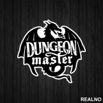 Dungeon Master - Dragon - D&D - Dungeons And Dragons - Nalepnica