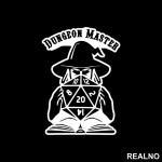 Dungeon Master - Outline - D&D - Dungeons And Dragons - Nalepnica