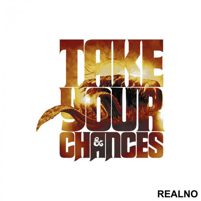 Take Your Chances - D&D - Dungeons And Dragons - Nalepnica