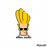 Johnny Bravo - Osmeh - Crtani Filmovi - Nalepnica