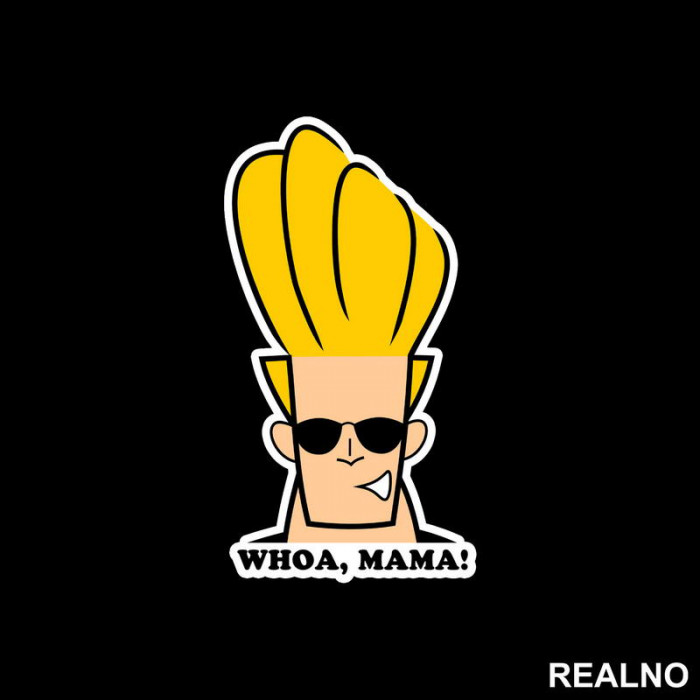 Johnny Bravo - Osmeh - Crtani Filmovi - Nalepnica