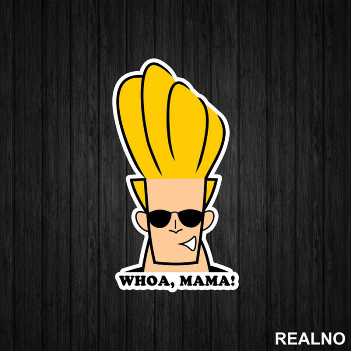 Johnny Bravo - Osmeh - Crtani Filmovi - Nalepnica