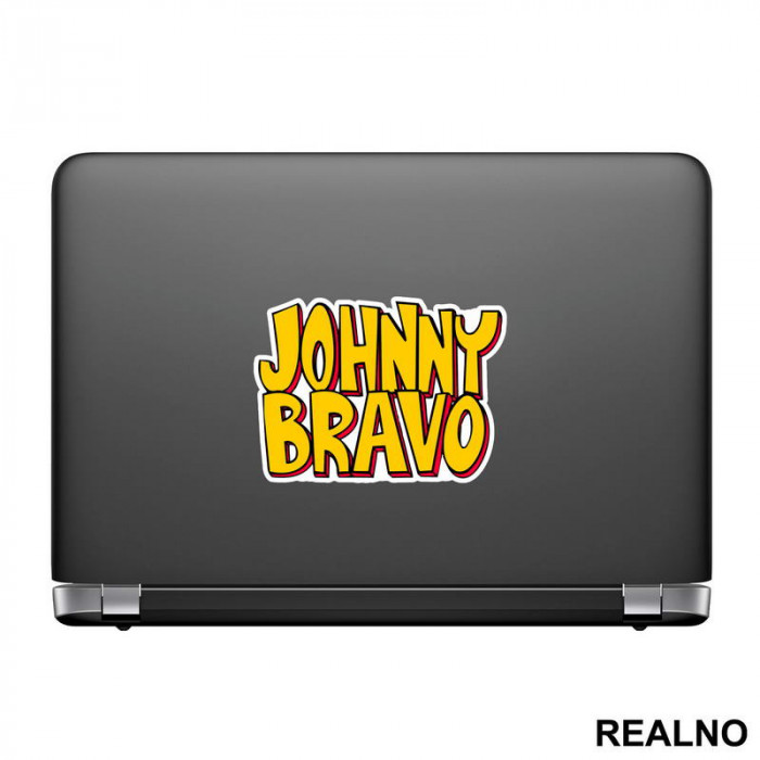 Johnny Bravo - Logo - Crtani Filmovi - Nalepnica