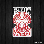 Welcome to Raccoon City - Head - Resident Evil - Nalepnica