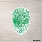 Fingerprint - The X Files - Nalepnica