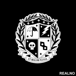 Ut Malum Pluvia - The Umbrella Academy - Nalepnica Ut Malum Pluvia - The Umbrella Academy - Nalepnica