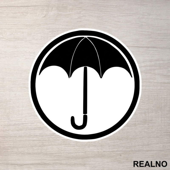 Logo - Circle - The Umbrella Academy - Nalepnica