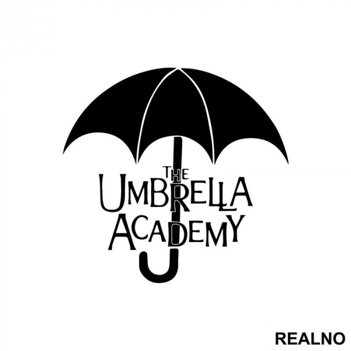 Logo - Letters - The Umbrella Academy - Nalepnica