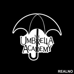 Logo - Letters - The Umbrella Academy - Nalepnica Logo - Letters - The Umbrella Academy - Nalepnica