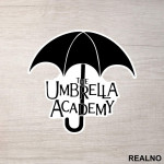 Logo - Letters - The Umbrella Academy - Nalepnica