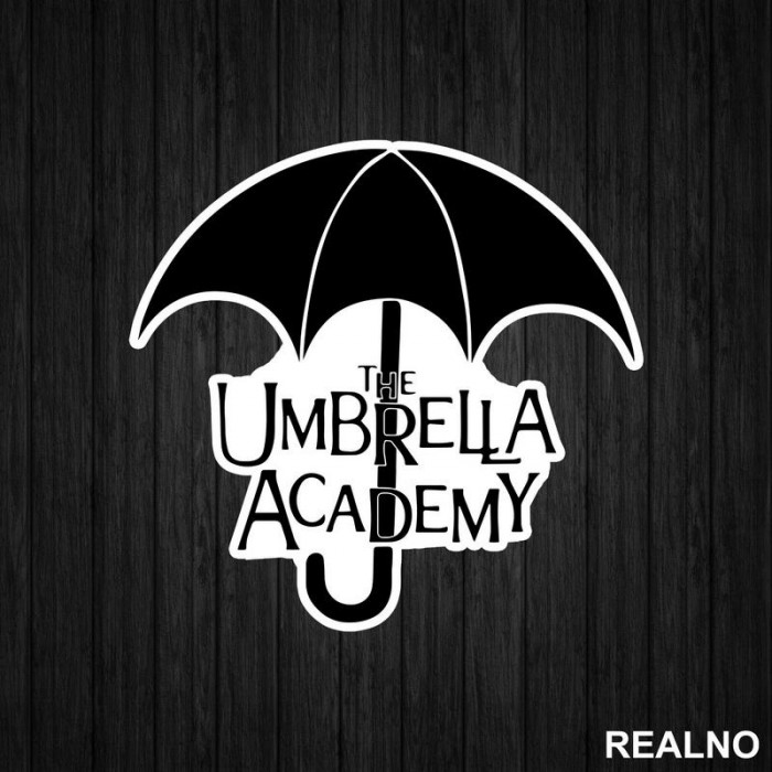 Logo - Letters - The Umbrella Academy - Nalepnica