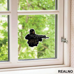 Counter Terrorist - Gunpoint - CS Go - Nalepnica Counter Terrorist - Gunpoint - CS Go - Nalepnica