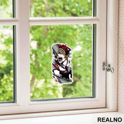 Denji - Side - Chainsaw Man - Anime - Nalepnica Denji - Side - Chainsaw Man - Anime - Nalepnica