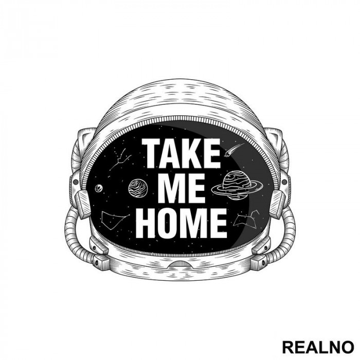 Kaciga - Take Me Home - Space - Svemir - Nalepnica