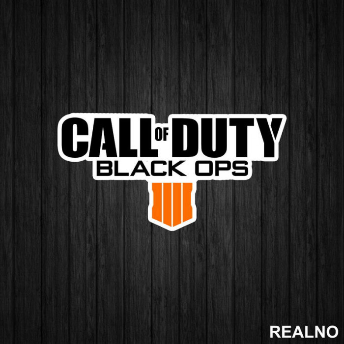 Black Ops - Call Of Duty - COD - Nalepnica