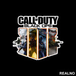 Black Ops - Drawing - Call Of Duty - COD - Nalepnica