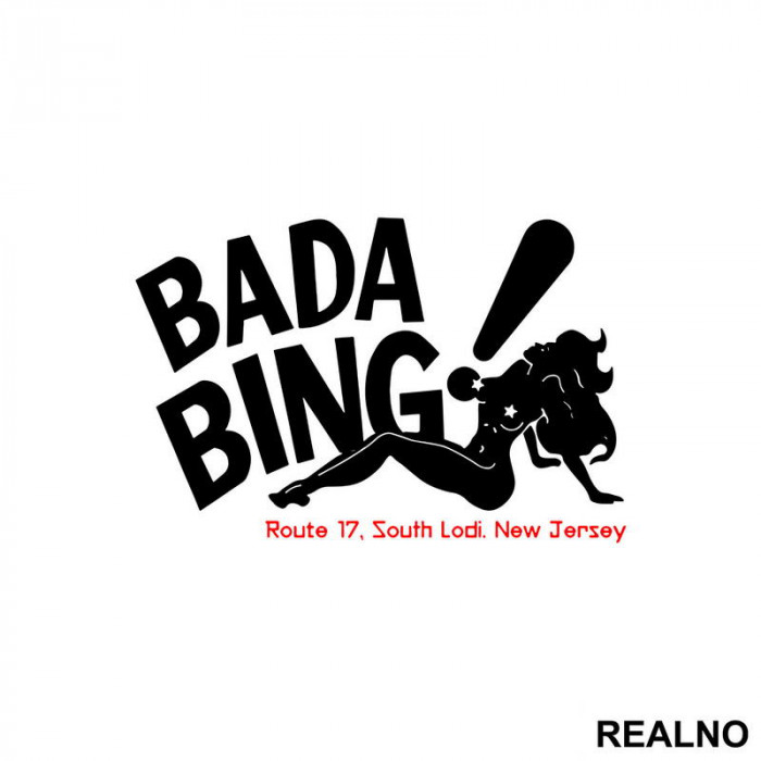 Bada Bing - The Sopranos - Nalepnica