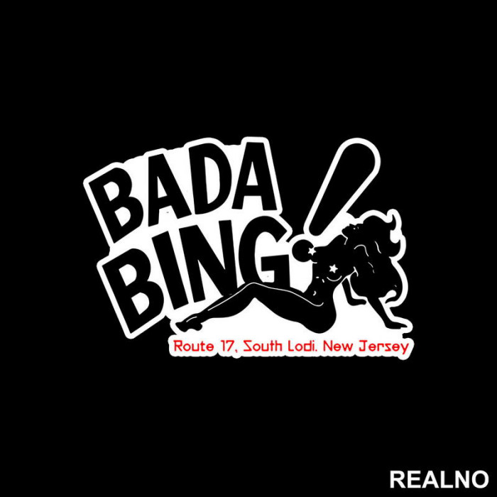 Bada Bing - The Sopranos - Nalepnica