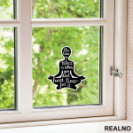 The Time To Relax - Yoga - Nalepnica