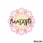 Namaste - Yoga - Nalepnica