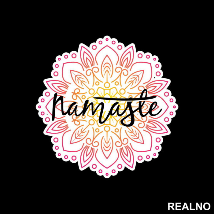 Namaste - Yoga - Nalepnica