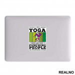 Punching People - Yoga - Nalepnica