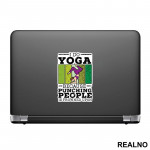 Punching People - Yoga - Nalepnica