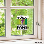 Punching People - Yoga - Nalepnica