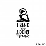 I Bend So I Don't Break - Yoga - Nalepnica