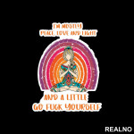 Peace, Love And Light - Yoga - Nalepnica Peace, Love And Light - Yoga - Nalepnica