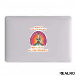 Peace, Love And Light - Yoga - Nalepnica Peace, Love And Light - Yoga - Nalepnica