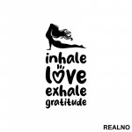 Inhale Love - Yoga - Nalepnica