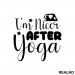 Nicer After - Yoga - Nalepnica