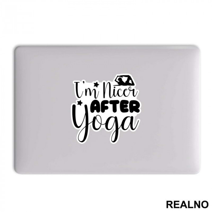 Nicer After - Yoga - Nalepnica