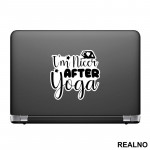 Nicer After - Yoga - Nalepnica