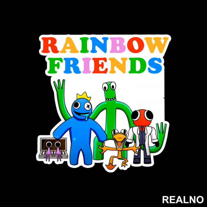 Rainbow Friends - Colors - Crtani Filmovi - Nalepnica