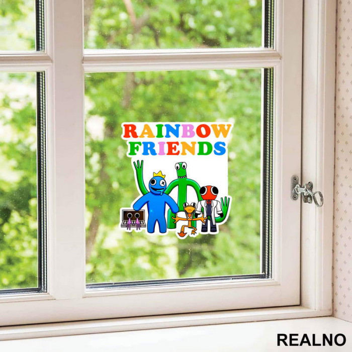 Rainbow Friends - Colors - Crtani Filmovi - Nalepnica