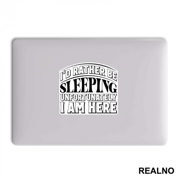 Rather Be Sleeping - Humor - Nalepnica