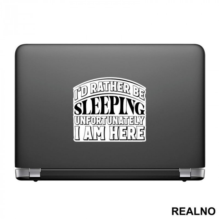 Rather Be Sleeping - Humor - Nalepnica