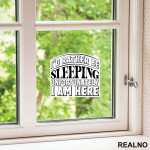 Rather Be Sleeping - Humor - Nalepnica