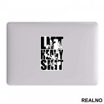 Lift Heavy Shit - Workout - Trening - Nalepnica