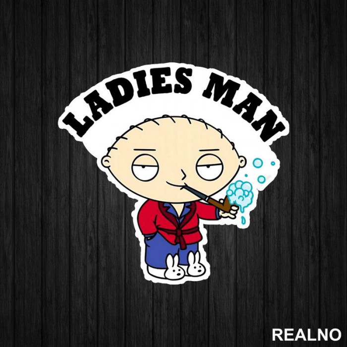Stewie - Ladies Man - Family Guy - Nalepnica