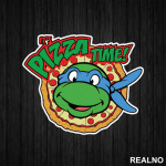 It's Pizza Time - Leonardo - Nindža Kornjače - Nalepnica