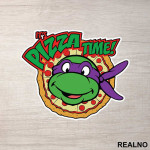 It's Pizza Time - Donatelo - Nindža Kornjače - Nalepnica